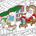 Покупка  Плакат-раскраска Новогодняя. Дом Санта Клауса в  Интернет-магазин Zelenaya Vorona™