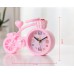 Настольные часы-будильник Велосипед. Светло-розовый  в  Интернет-магазин Zelenaya Vorona™ 1
