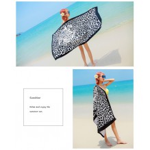 Пляжное полотенце Leopard 100х180 см, микрофибра. УЦЕНКА