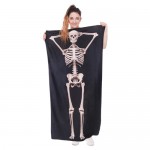 Пляжное полотенце Skeleton из микрофибры 140х70 см