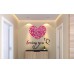  Акрилова 3D наклейка "Loving You" червона троянда 60х60см  в  Интернет-магазин "Зелена Ворона" 2