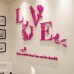 Покупка  Акриловая 3D наклейка "Love" красная роза в  Интернет-магазин Zelenaya Vorona™
