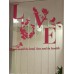 Акриловая 3D наклейка "Love" розовый  в  Интернет-магазин Zelenaya Vorona™ 3
