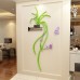 Покупка  Акриловая 3D наклейка "Flower" светло-зеленый в  Интернет-магазин Zelenaya Vorona™