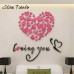 Акриловая 3D наклейка "Loving You" розовый 60х60см  в  Интернет-магазин Zelenaya Vorona™ 1