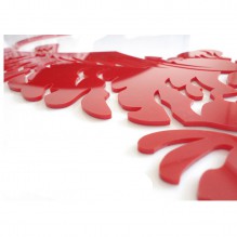 Акриловая 3D наклейка "Liana" красный