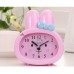 Покупка  Детские настольные часы-будильник Зайчик. Розовый в  Интернет-магазин Zelenaya Vorona™