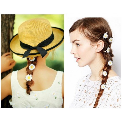 Набор резинок и заколок для волос Ромашки  в  Интернет-магазин Zelenaya Vorona™ 1
