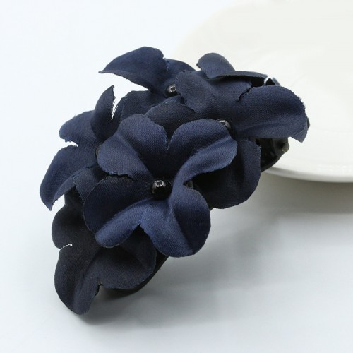Заколка для волос с цветами Blue flowers  в  Интернет-магазин Zelenaya Vorona™ 1