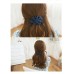Заколка для волос с цветами Blue flowers  в  Интернет-магазин Zelenaya Vorona™ 3