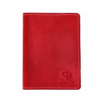Обкладинка на паспорт Grande Pelle. Червона