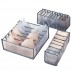 Покупка  Набор органайзеров для белья Nylon mesh 3 шт. Серый в  Интернет-магазин Zelenaya Vorona™