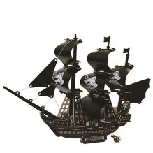 3D Дерев'яний конструктор модель Піратський корабель Чорна перлина