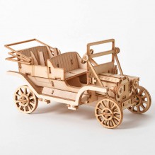  3D дерев'яний конструктор Wooden Art модель Ретро автомобіль