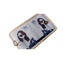 Жіночий текстильний гаманець Джинсовий настрій
