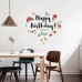 Покупка  Наклейка на стіну Happy Birthday в  Интернет-магазин "Зелена Ворона"