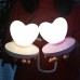 Силиконовый LED светильник-ночник Сердце. Светло-фиолетовый  в  Интернет-магазин Zelenaya Vorona™ 2