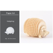 3D модель для збірки Paper Art Їжачок