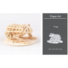 3D модель для збірки Paper Art Жабеня