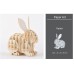 Покупка  3D модель для збірки Paper Art Кролик в  Интернет-магазин "Зелена Ворона"
