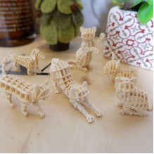 3D модель для збірки Paper Art Слон