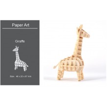 3D модель для збірки Paper Art Жираф