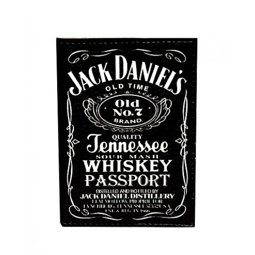Обложка для паспорта Jack Daniels  в  Интернет-магазин Zelenaya Vorona™ 1