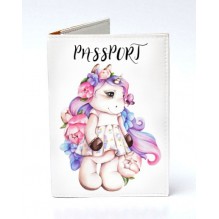 Обложка для паспорта Единорог