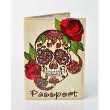 Обкладинка на паспорт Череп