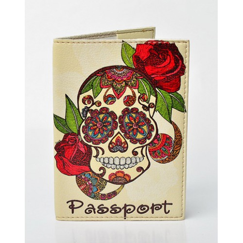 Покупка  Обкладинка на паспорт Череп в  Интернет-магазин "Зелена Ворона"