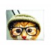 Обложка на ID паспорт Кот в очках  в  Интернет-магазин Zelenaya Vorona™ 1