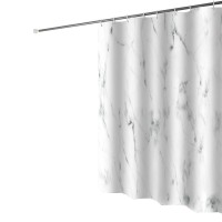 Тканинна шторка для ванної та душу під мармур Marble 180x200 см