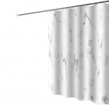 Тканинна шторка для ванної та душу під мармур Marble 180x200 см