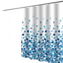 Тканинна шторка для ванної та душу Пелюстки 180x200 см