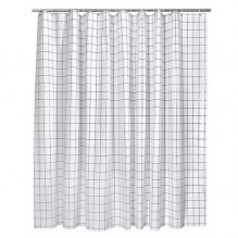 Тканинна шторка для ванної та душу Decor Сell біла 180x200 см