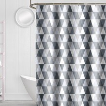 Тканинна шторка для ванної та душу Triangles 180x200 см