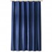 Тканинна шторка для ванної та душу Blue frost темно-синього кольору 180x200 см  в  Интернет-магазин "Зелена Ворона" 1