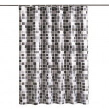 Тканинна шторка для ванної та душу Мозаїка 180x200 см