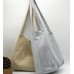 Летняя текстильная сумка. Светло-серая  в  Интернет-магазин Zelenaya Vorona™ 1