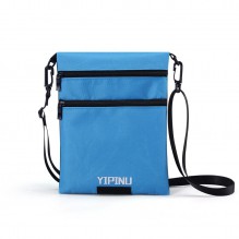 Дорожный кошелек на шею YIPINU. Синий/Черный