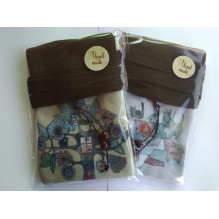 Женская сумка-кошелек Cats текстильная