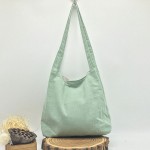 Літня сумка текстильна. Світло-зелена