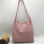 Літня сумка текстильна. Світло-рожева