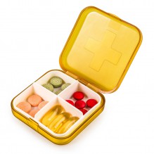Карманная таблетница Pocket Pill Case Mini. Оранжевый