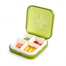 Карманная таблетница Pocket Pill Case Mini. Зеленый