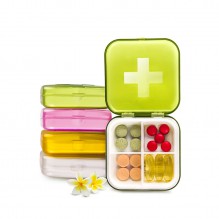 Карманная таблетница Pocket Pill Case Mini. Оранжевый