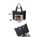 Женская дорожная сумка с креплением на ручку чемодана. Черная в горох  в  Интернет-магазин Zelenaya Vorona™ 6