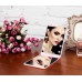 Складное зеркало для макияжа с подсветкой LED Travel Mirror. Розовый  в  Интернет-магазин Zelenaya Vorona™ 1