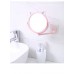 Настінне поворотне косметичне дзеркало для ванної з вушками. Білий  в  Интернет-магазин "Зелена Ворона" 4